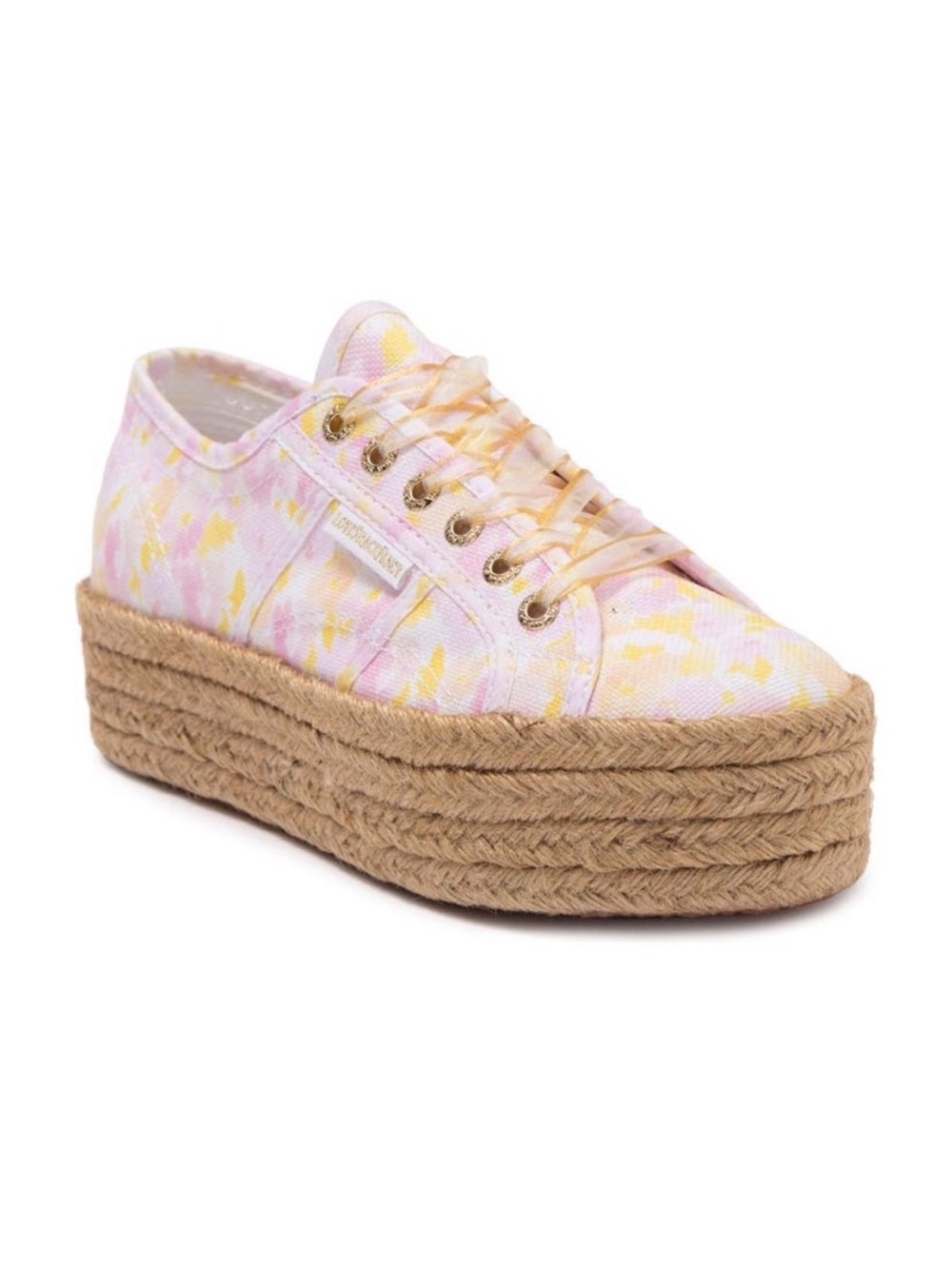 NWOT 41.5 loveshackfancy X superga Perky platform espadrille sneakers